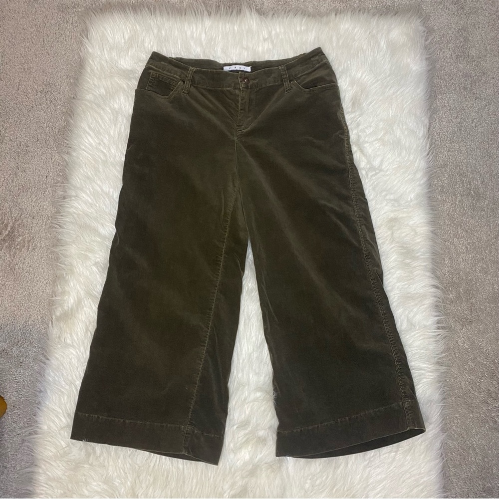 CAbi Wide Leg Corduroy Culotte Pants